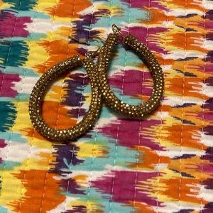 Crystal teardrop earrings